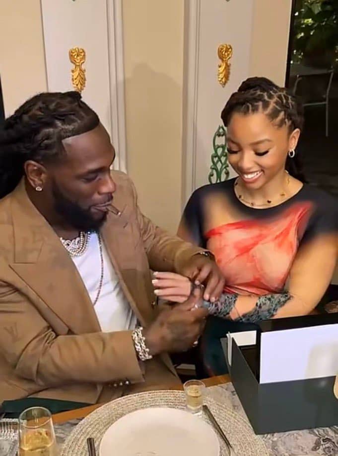 American singer Chloe Bailey and Nigerian Afrobeat sensation Burna Boy have been spotted with matching wristwatches.